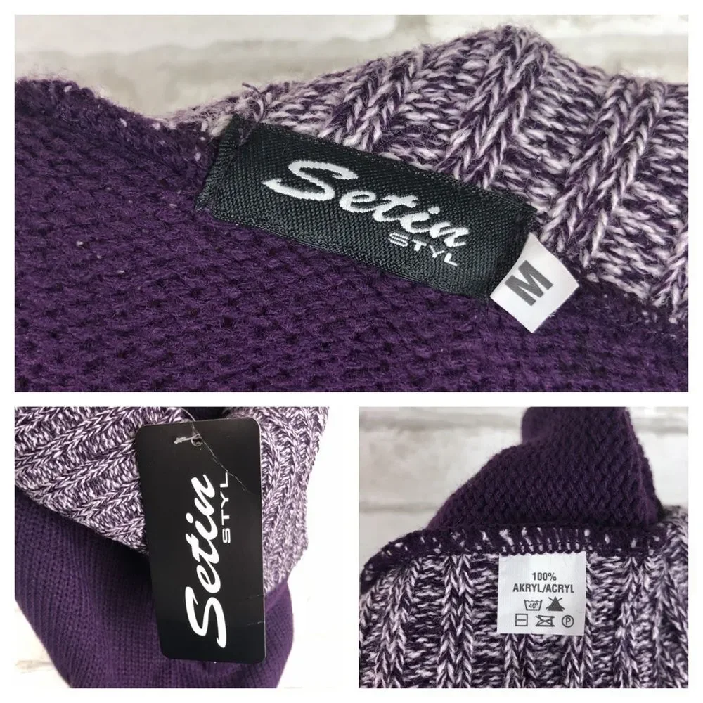 NWT Purple Knit Tunic Size M